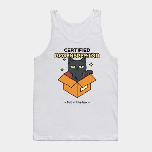 Cat In A Box Funny Cats Lol Cute Cat Tank Top